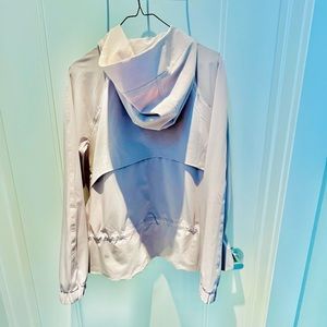 Lululemon peplum/cinch-waist running jacket